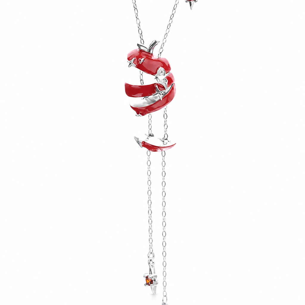 Transformable Apple Pendant Necklace