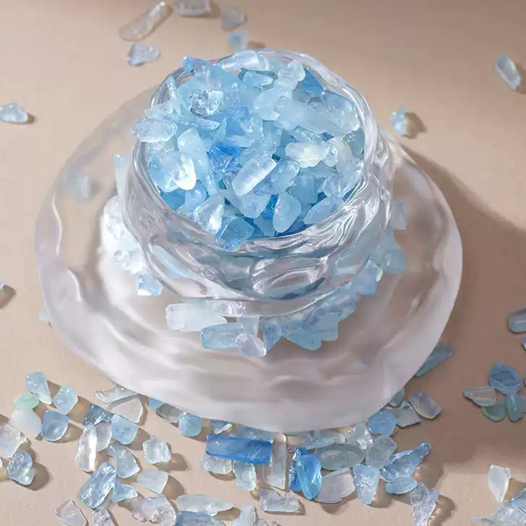 Ocean Serenity | Natural Aquamarine Crystal Chips (100g) – Reiki-Charged Stones for Jewelry & Healing