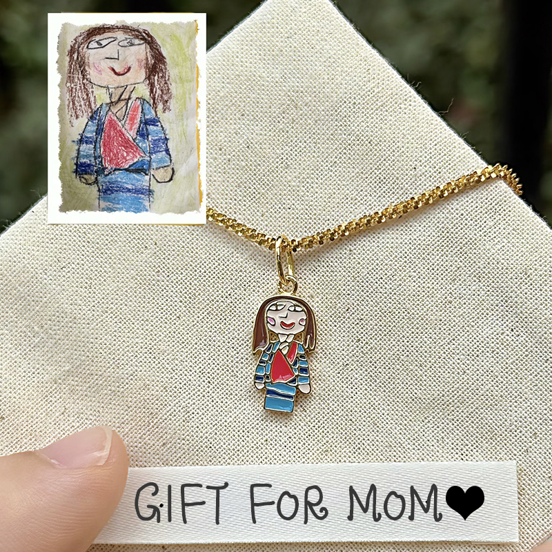 Turn kids' art into keepsakes — Custom Jewelry from Children's Drawings — One-of-a-Kind Accessories & Childhood Keepsakes
