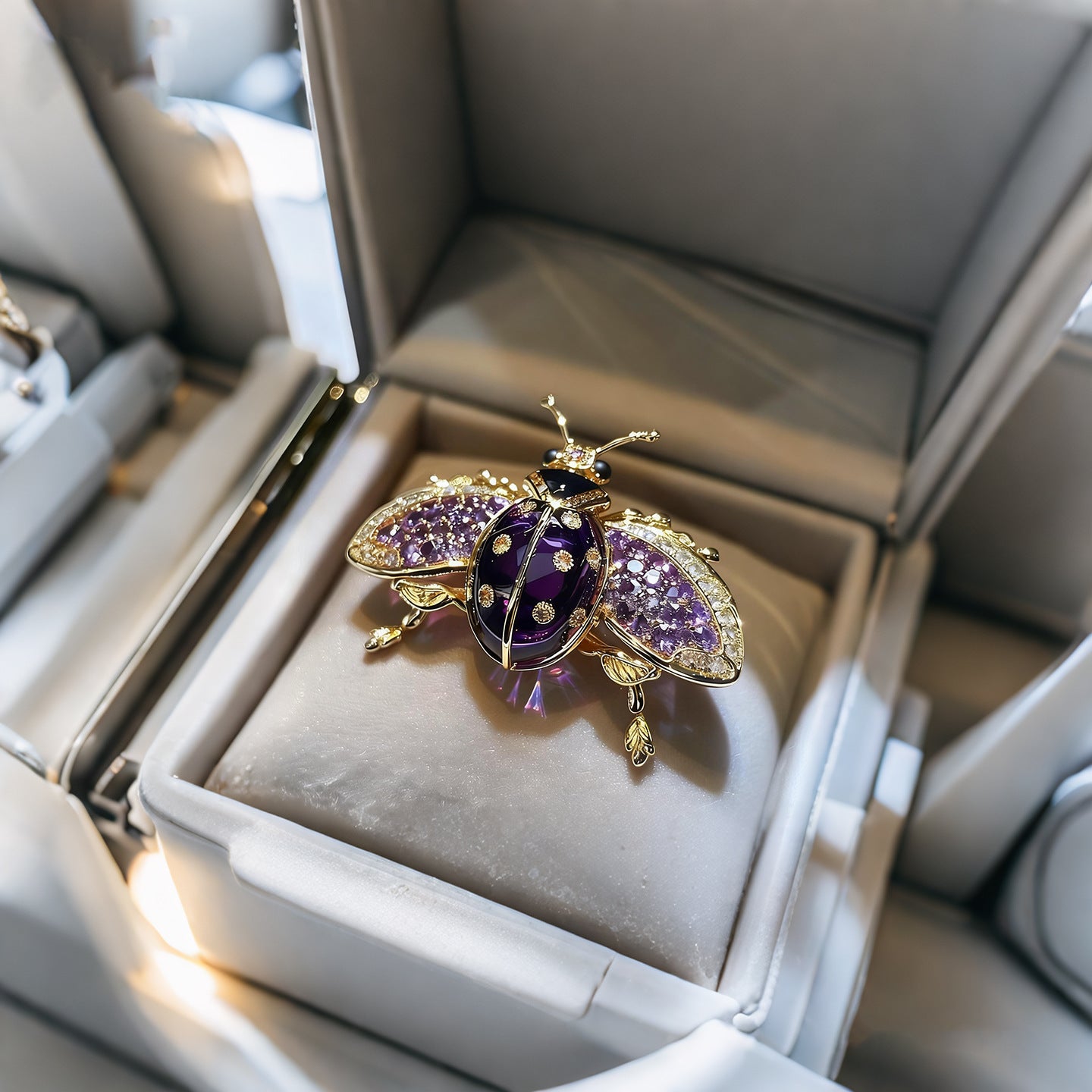 18K Gold Scarab